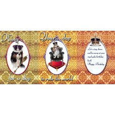 TRI-INSPIRAZION GREETING CARD Birthday King